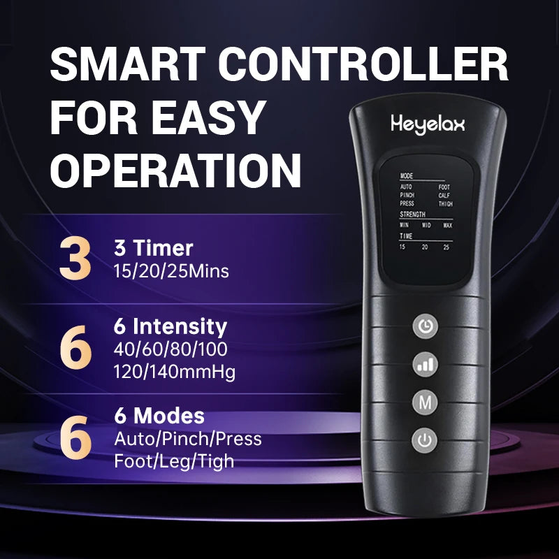 Leg Compression Massager for Circulation and Pain Relief,Air Compression Boots