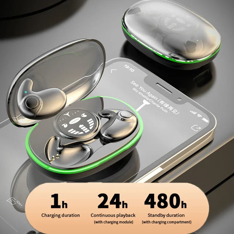 SHUKE Invisible Sleep Earphones Bluetooth 5.3