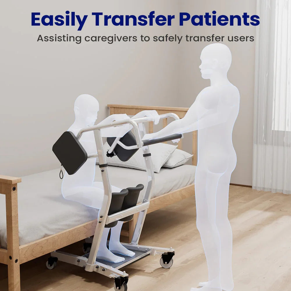 Sit To Stand Lift, Stand Assist Lift For Elderly, Patient Transport Unit, Stand Lift Assistance For Muscle Building & Fall Preve