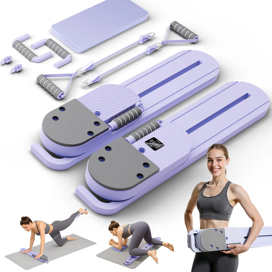 2-in-1 Split Ab Pilates Ski Board Core Trainer
