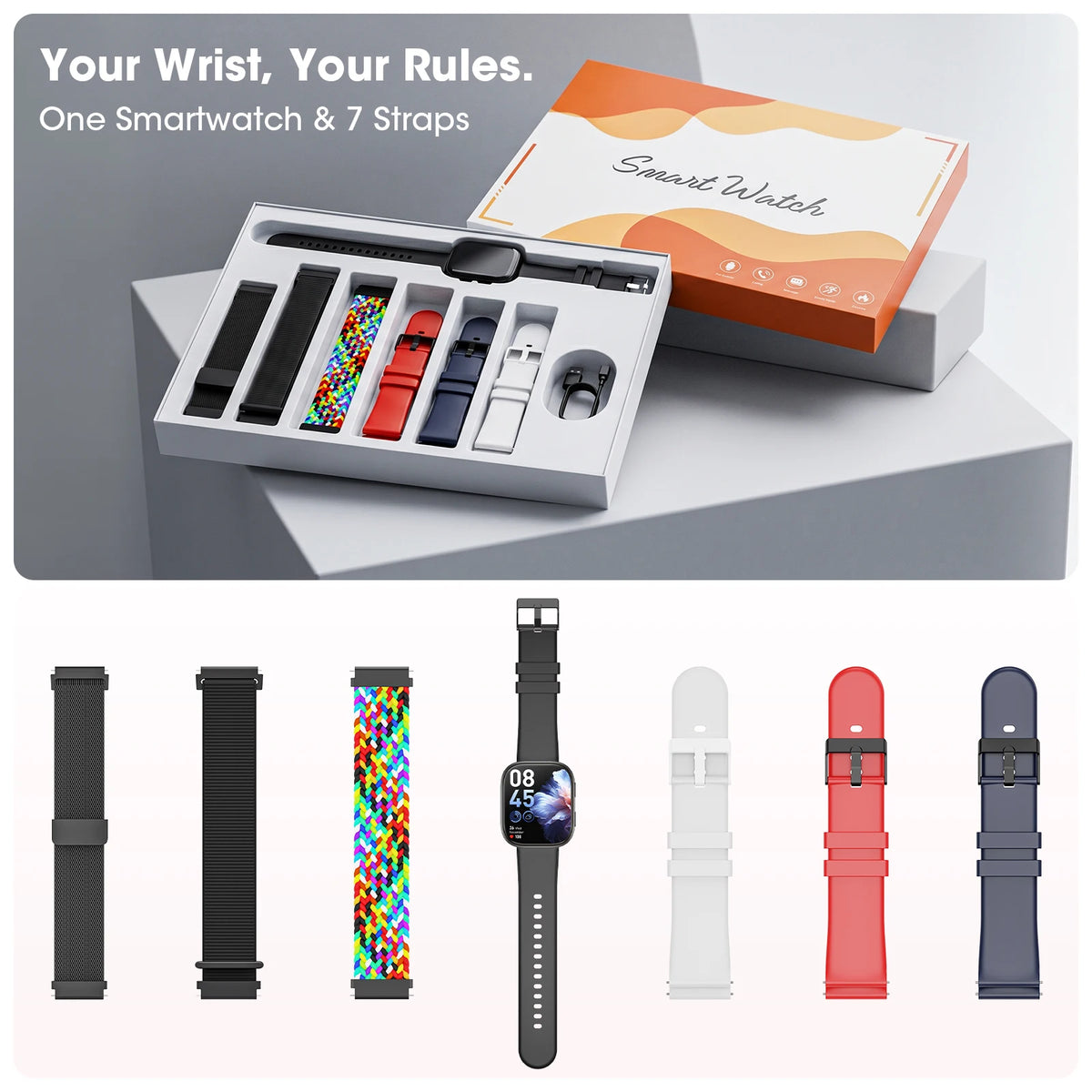 Bluetooth Calling Smart Watch With Fitness Tracking And IP67 Waterproofing