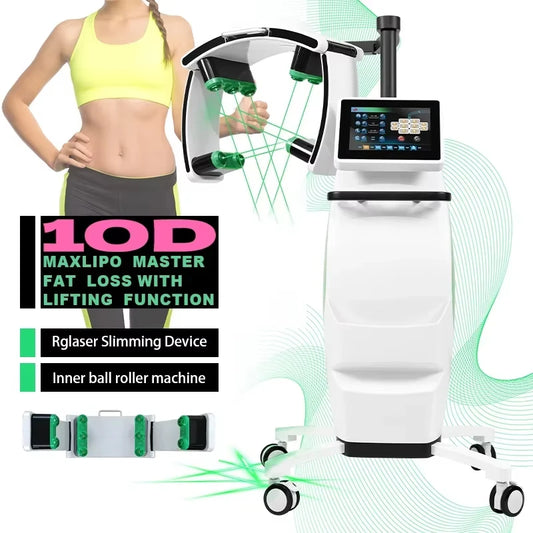 hot ！！10D laser 532nm green and red light fat reduction machine