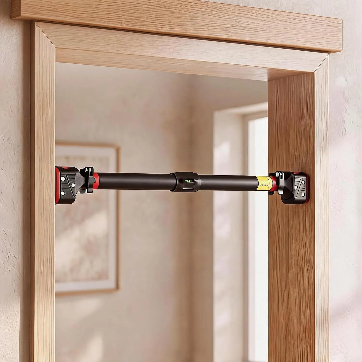 Heavy Duty Doorway Pull Up Bar With Accurate Level Meter