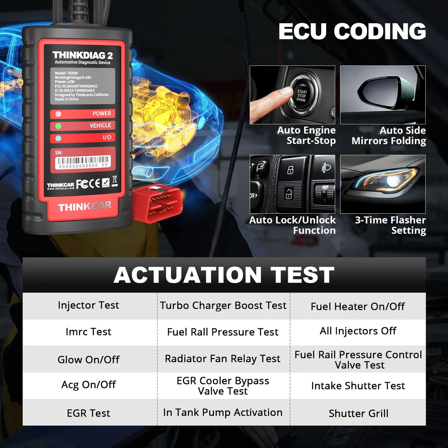 ThinkDiag 2 ALL software 1 Year Free Update Auto Diagnostic tool support