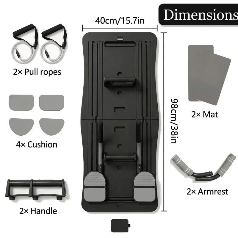 Foldable Pilates Board Core Trainer for Full Body Workouts