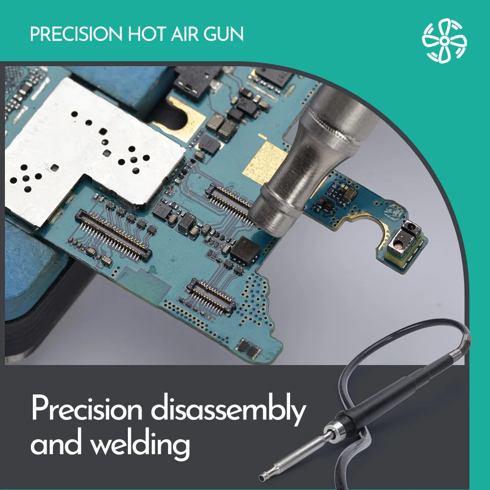 YIHUA 992D-II Precision Hot Air Soldering Station For Electronics Repair