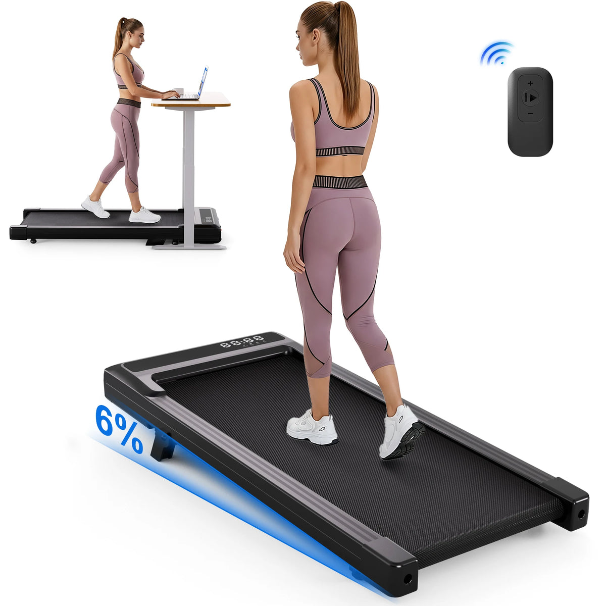 Foldable Treadmill Exercise Machine