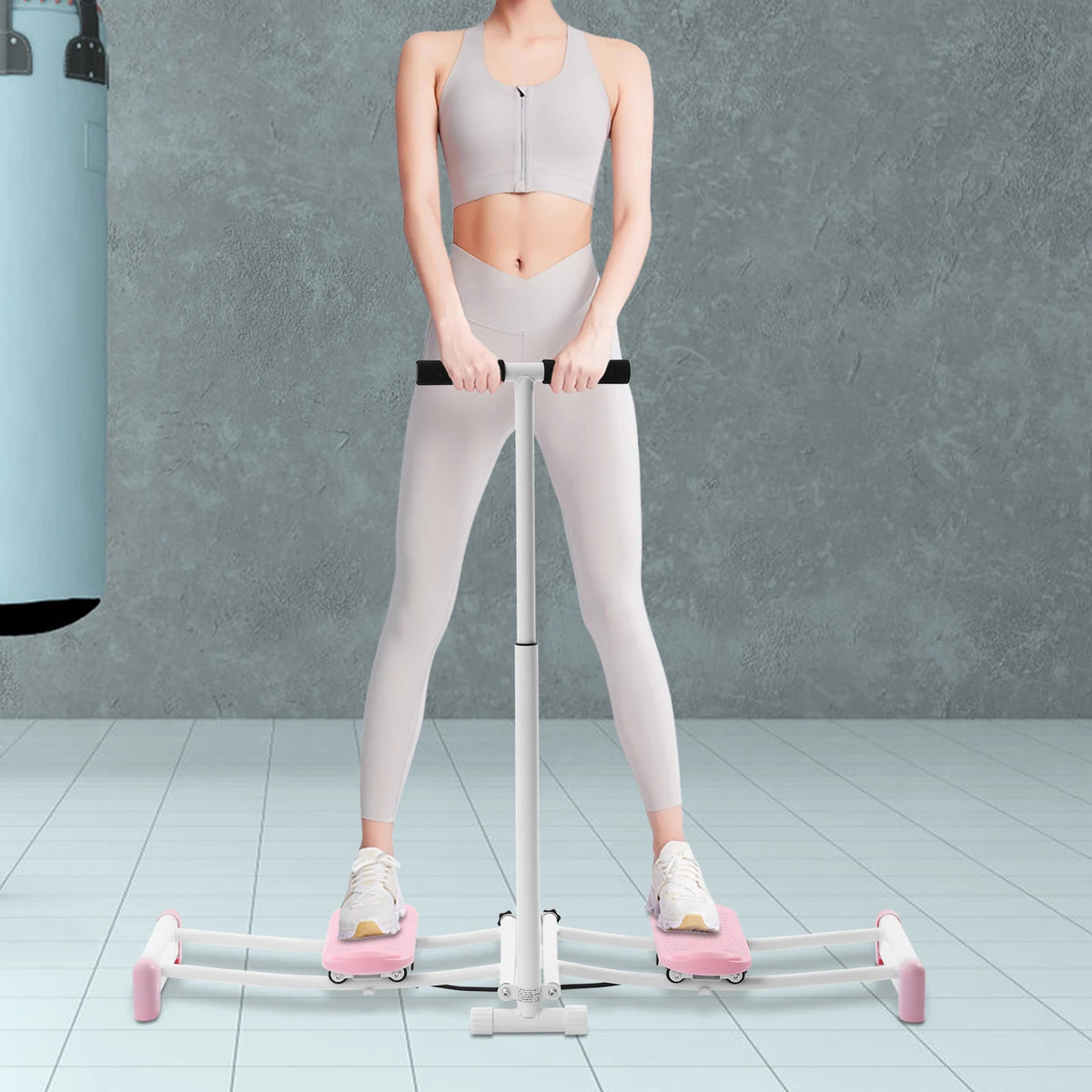Pelvic Floor Muscle Trainer and Ski Simulator Leg Fitness Machine