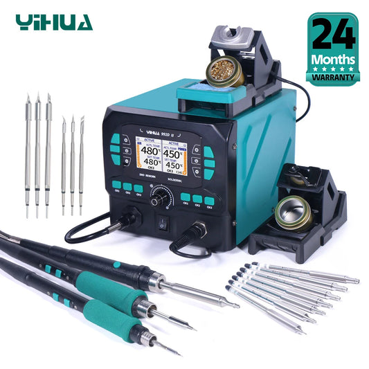 YIHUA 992D-II Precision Hot Air Soldering Station For Electronics Repair