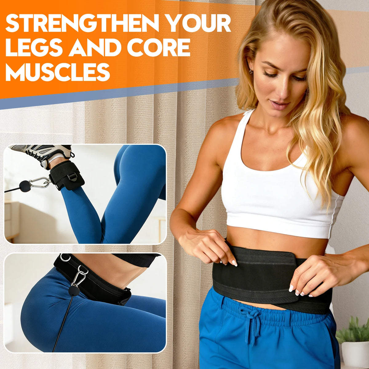 Multifunctional Portable Full Body Strength Training Home Gym