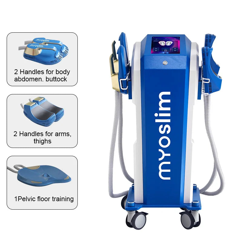 Portable Myoslim Neo EMS Slimming Machine Electromagnetic Muscle Stimulate Fat Burn Body Shaping Muscle Build Beauty Equipment.