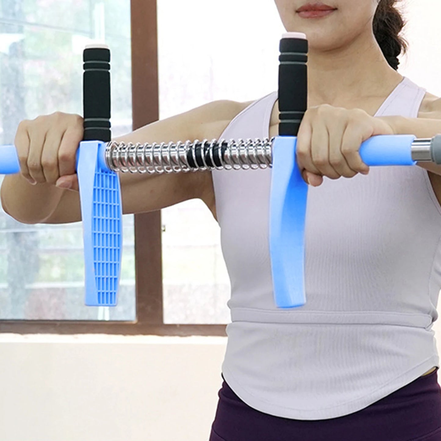 MOJOYCE 2 In 1 Lightweight Leg Exerciser For Arm Thigh Hip Shaping
