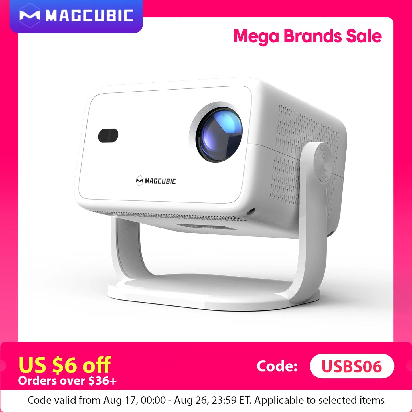 Magcubic Native Projector With Auto Keystone Correction Focus
