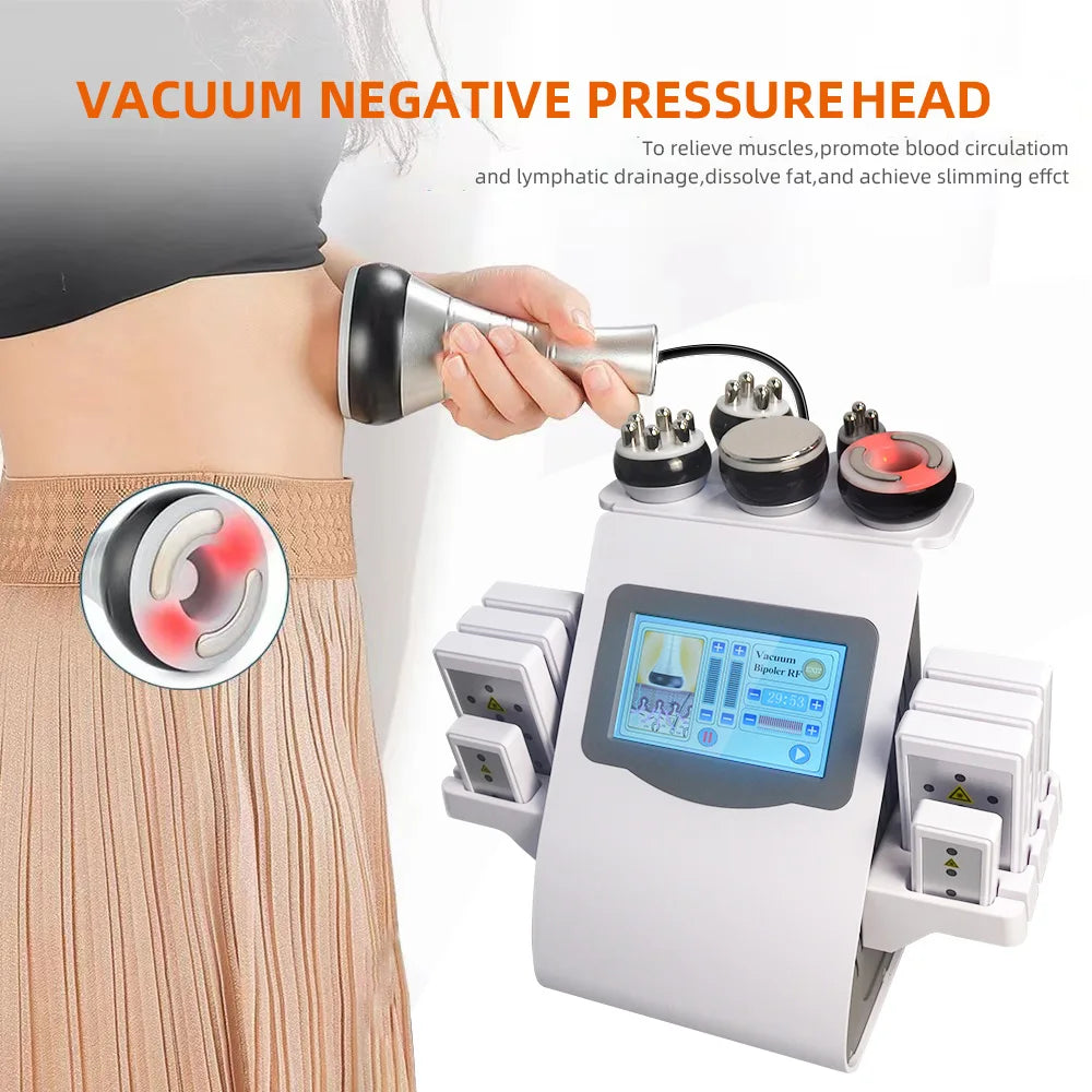 MISSHEART 6 In 1 40K Ultrasonic Cavitation Machine For Body Sculpting
