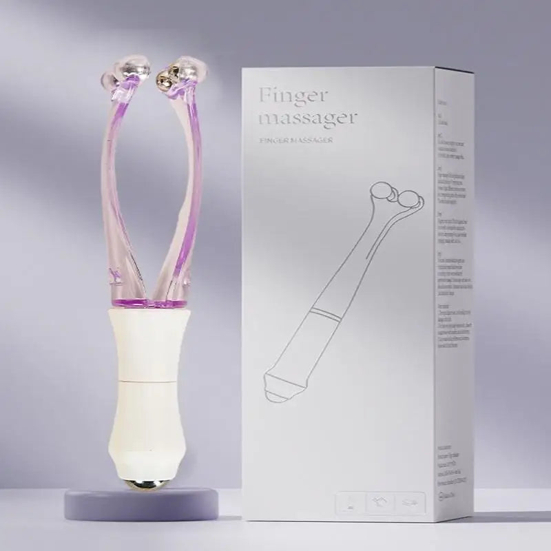 Handheld Dual End Finger Joint Acupoint Massager Tool