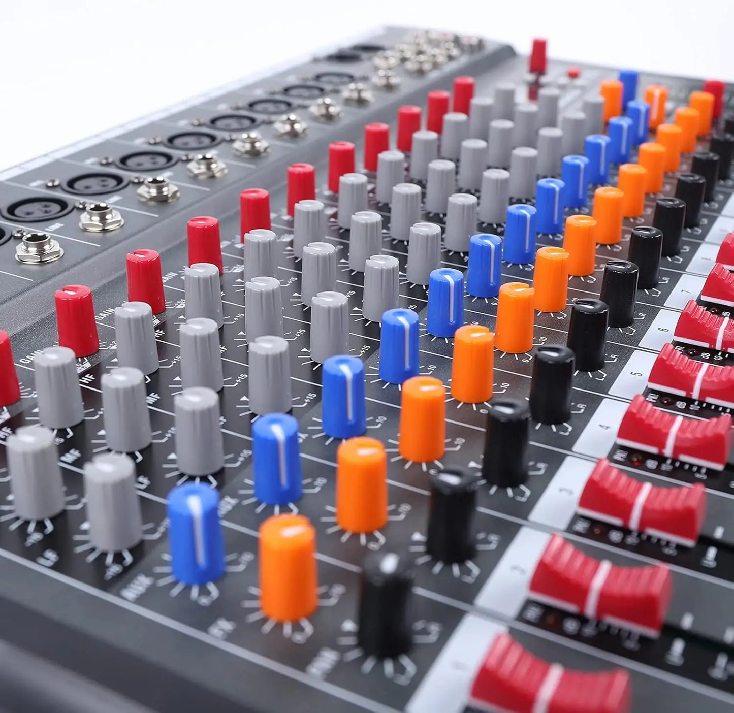 12 Channel DJ Audio Mixer Bluetooth USB Professional Sound Console