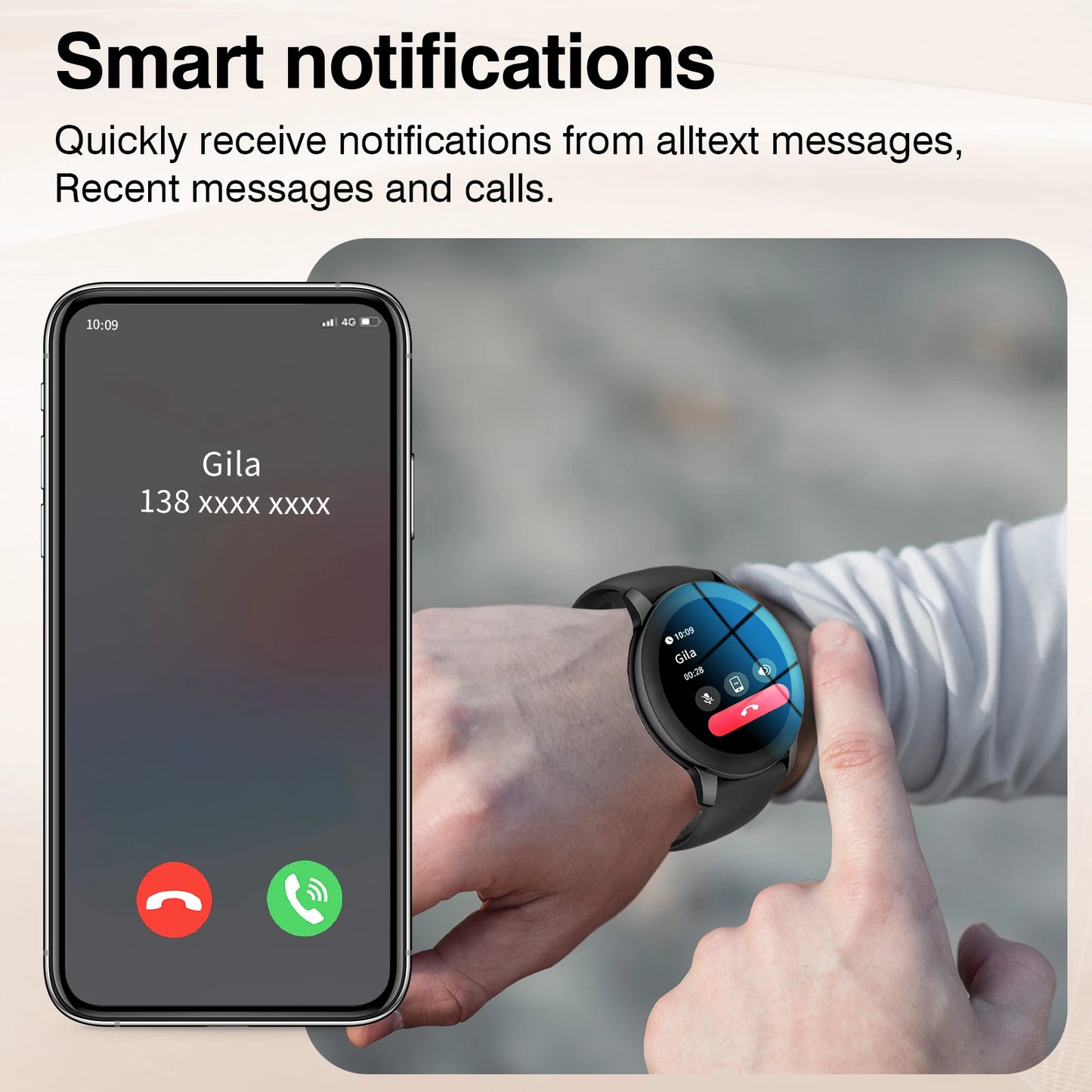 New Smart Watch 2025 Wireless Charging Smartwatch Bluetooth Calls Watches Men Women Fitness Bracelet Custom Watch Face +Box