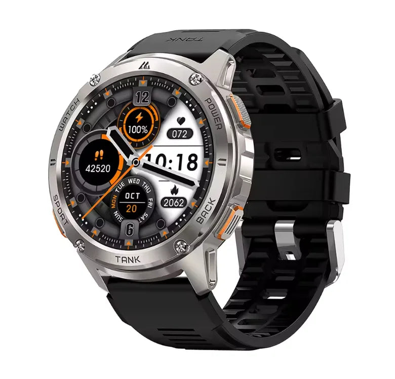 KOSPET TANK T3 Smart Watch For Men With Bluetooth Connectivity