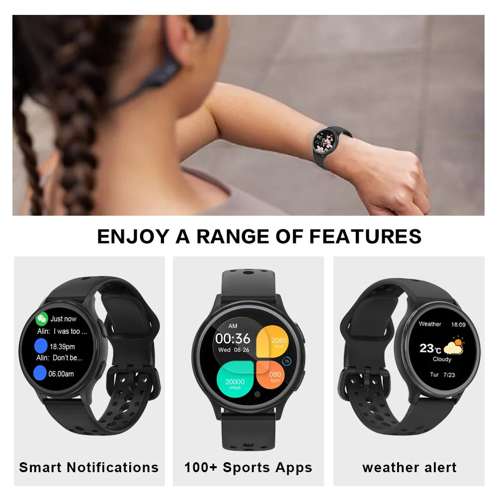 Anyloop Smartwatch for Women Fitness Tracker Over 400 Watch Faces