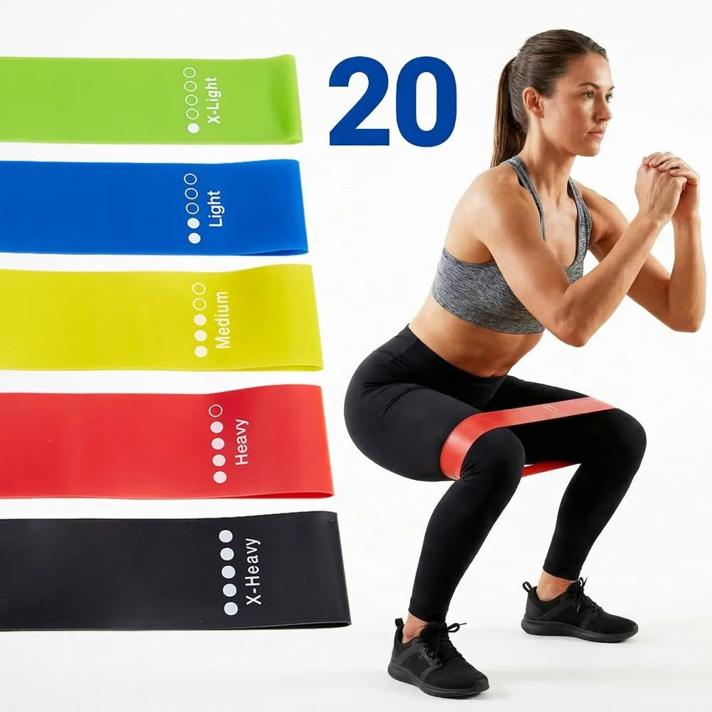 TPE Resistance Bands for Strength Training Fitness and Muscle Stretching