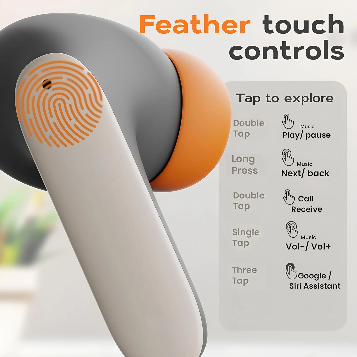 TWS Wireless Earphones 5.4 Bluetooth Ultra-low Latency Dual Microphone ENC Noise Cancelling in Ear Bluetooth Earphones