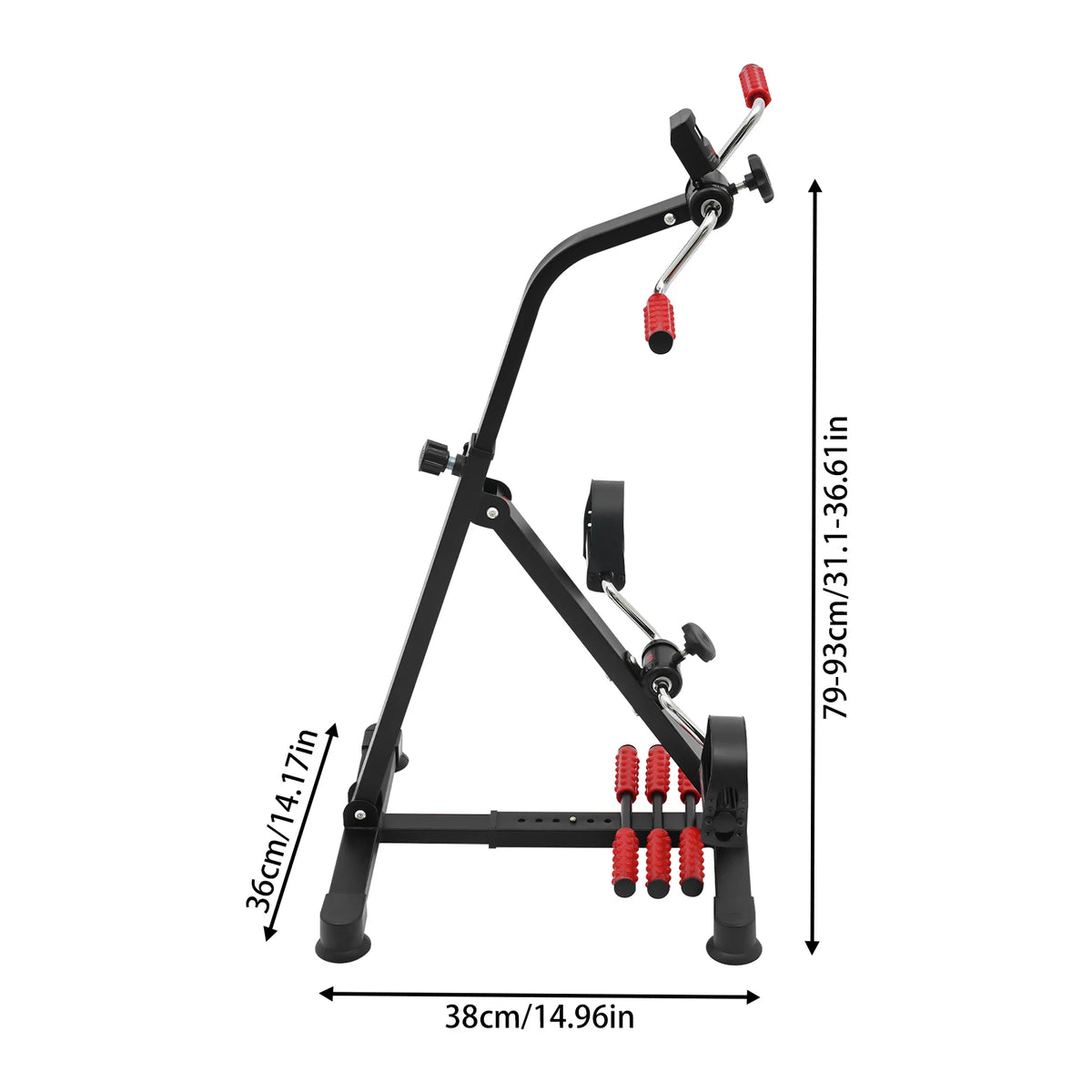 Pedal Exerciser Bike With Monitor For Convenient Home Fitness Training