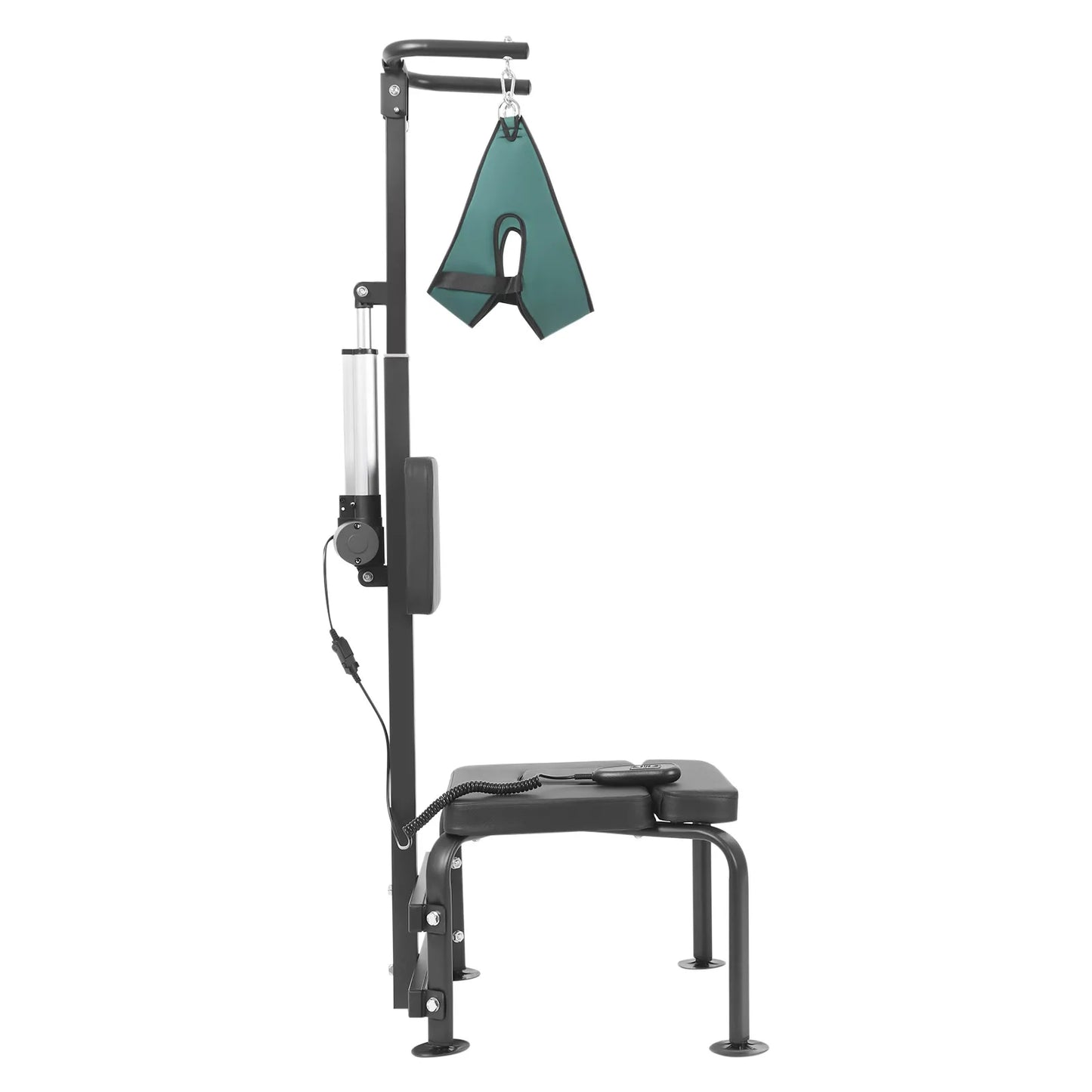 Electric Cervical Traction Device Neck Stretcher with Remote Control 6000N 20cm Lifting Distance for Home Rehabilitation Centers