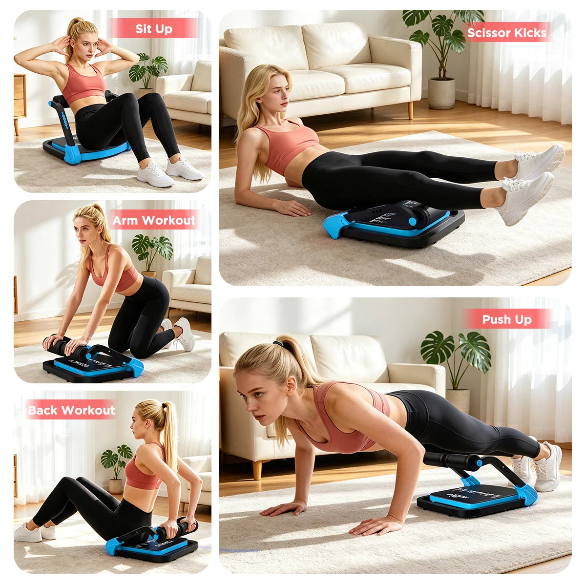 RELIFE Adjustable Core Training Machine for Sit Up Exercise Equipment