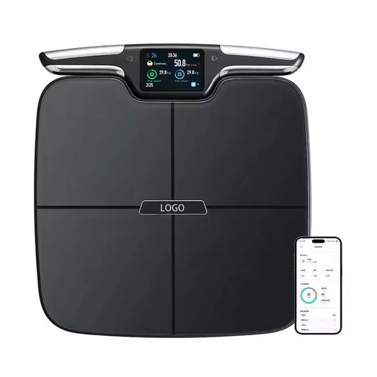 Smart Scale FSA&HSA Eligible, 8 Electrodes Digital Bathroom Scale for Body Weight and Fat, BMI, Muscle Mass, Color TFT