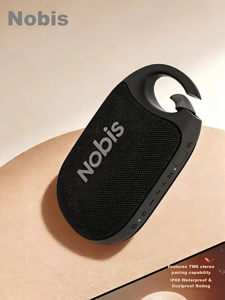 Nobis IP68 Waterproof Bluetooth Speaker 8W Stereo Sound 24H Playtime