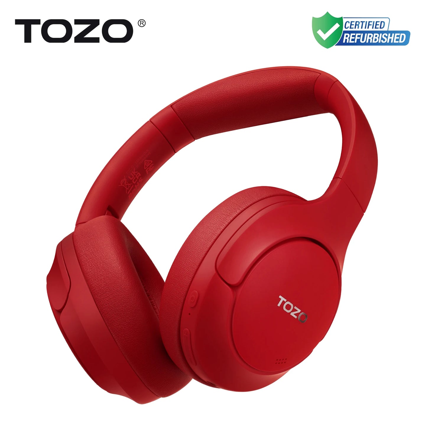 TOZO Refurbished Hi-Res Over Ear Headphones Hybrid ANC