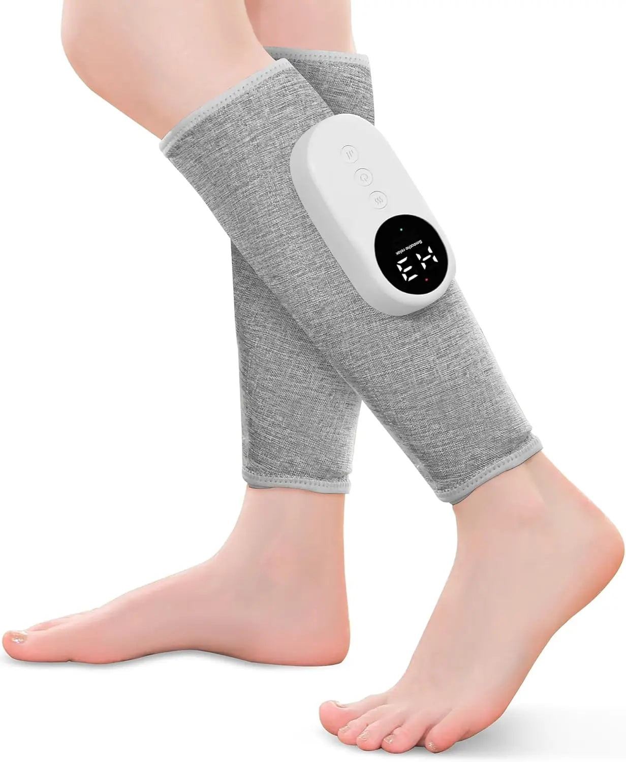 Leg Massager with Heat and Compression, Calf Massager for Circulation and Pain with 3 Intensities, 3 Modes Muscle Recovery