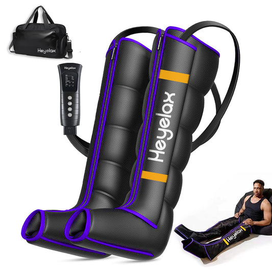 Leg Compression Massager for Circulation and Pain Relief,Air Compression Boots for Fast Recovery, 6 Mode,6 Intensity