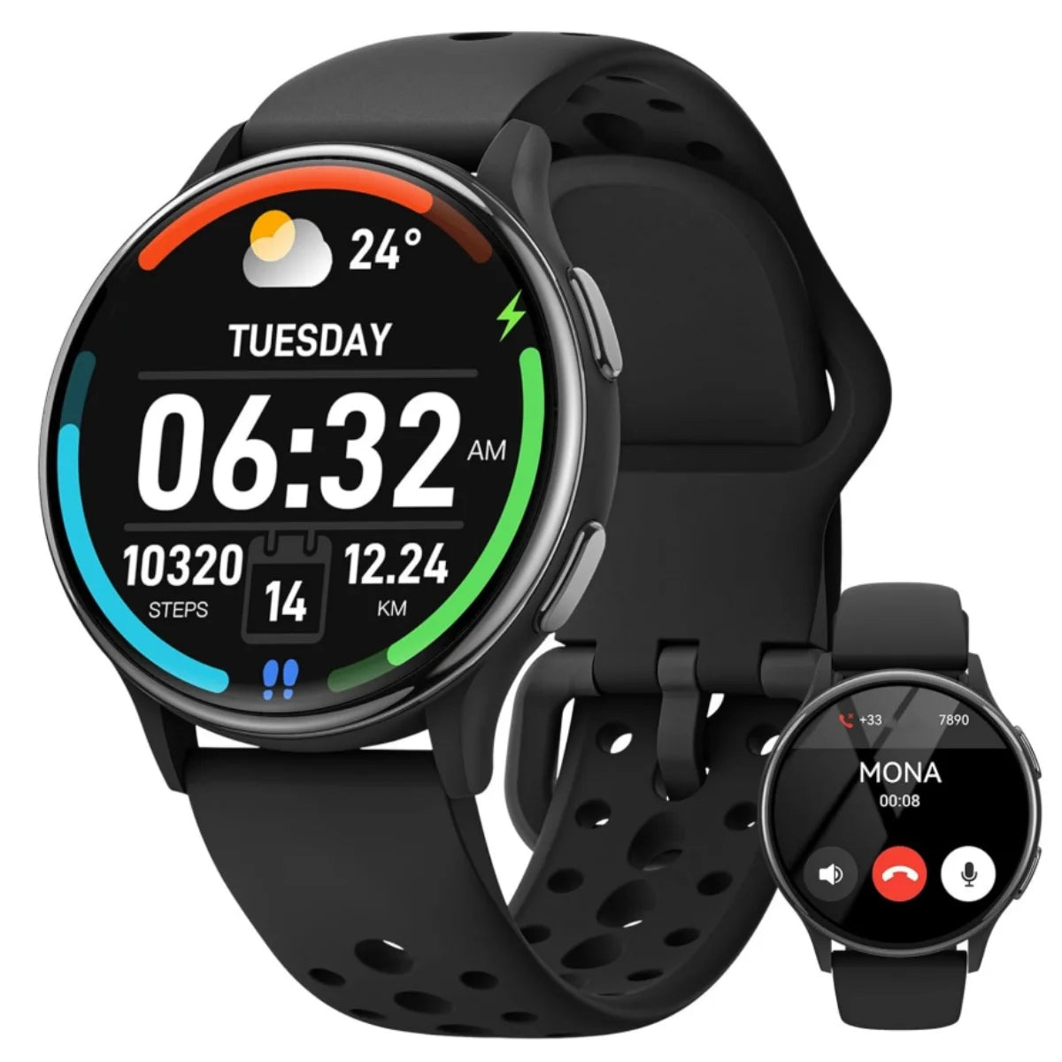 Bran Smart Watch Women Fitness Tracker With 400 Watch Faces iPhone And Android