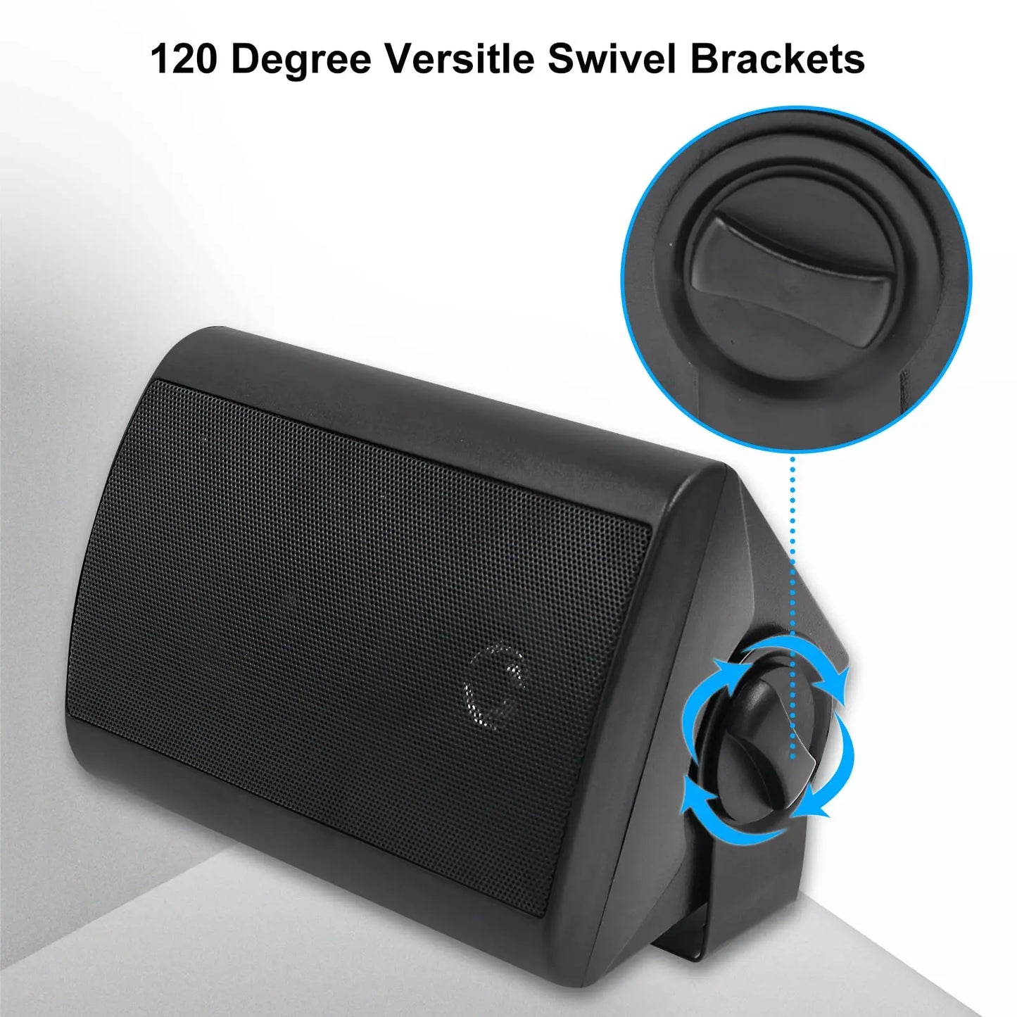 Herdio Outdoor Speaker Passive 400W Wireless Stereo Subwoofer For Home Theater