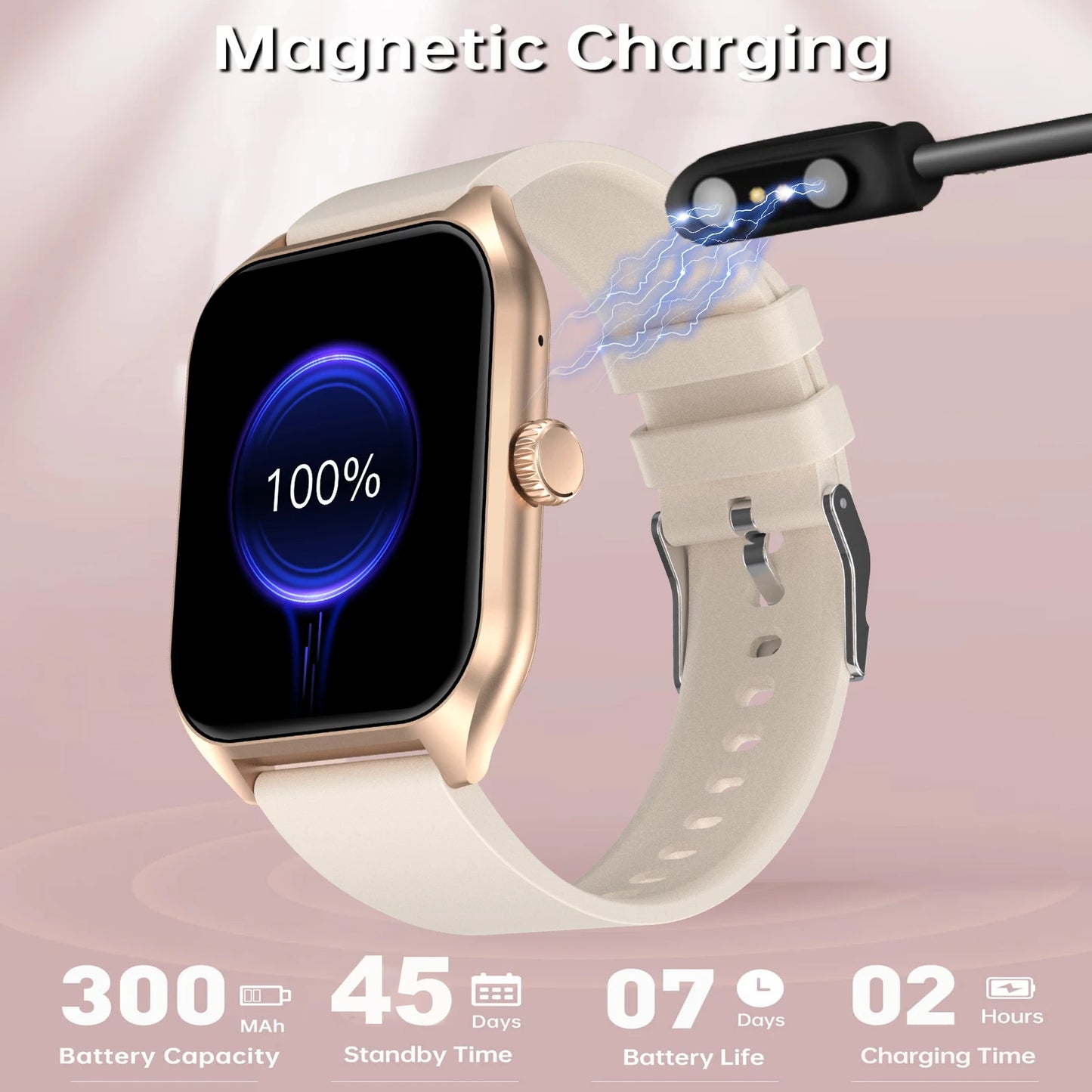 AI Voice Assistant Smartwatch With Heart Rate Monitor And Sleep Tracking