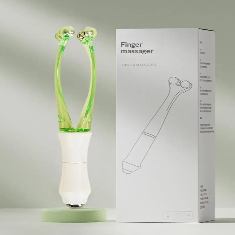 Handheld Dual End Finger Joint Acupoint Massager Tool