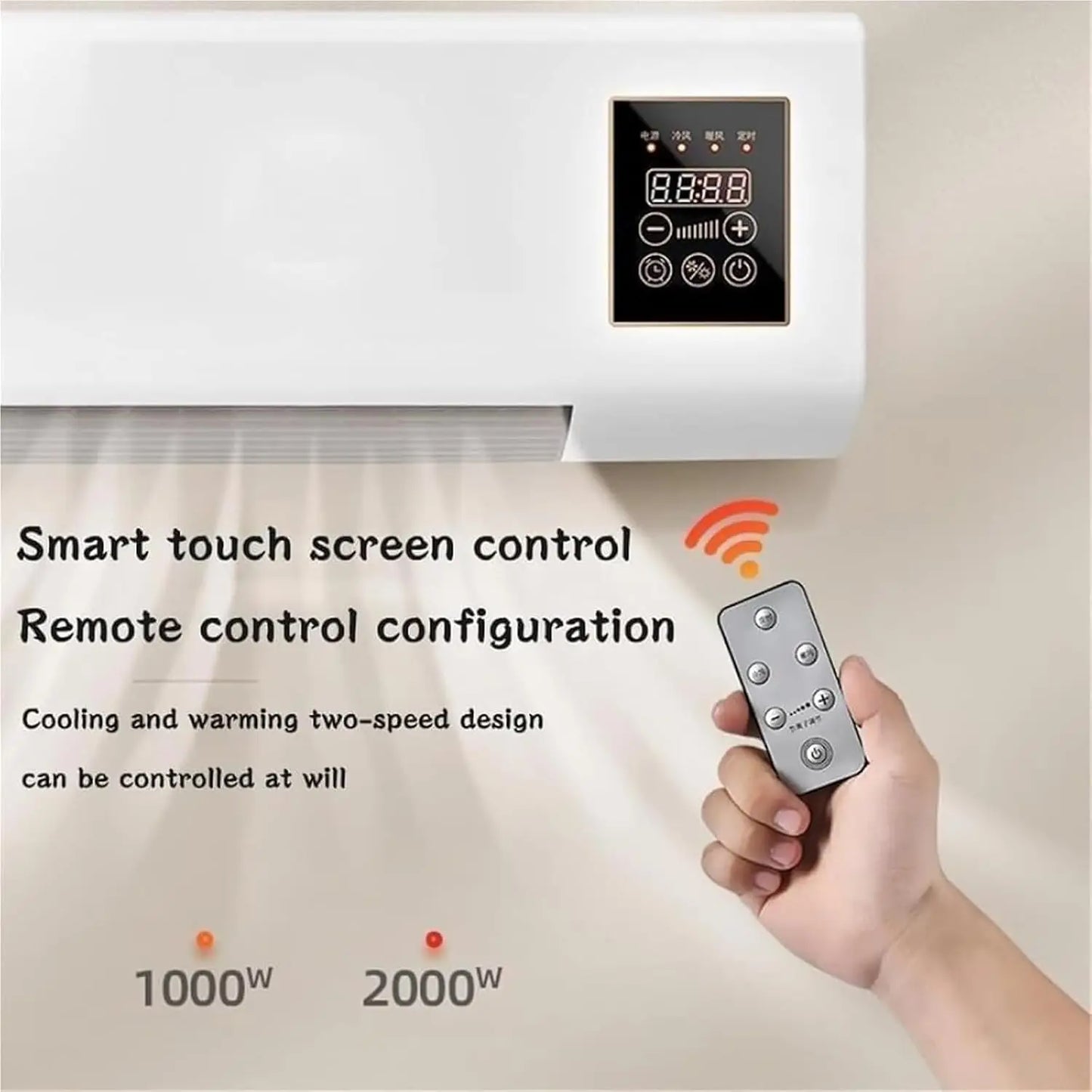 1800W Ductless Air Conditioner Wall Mounted