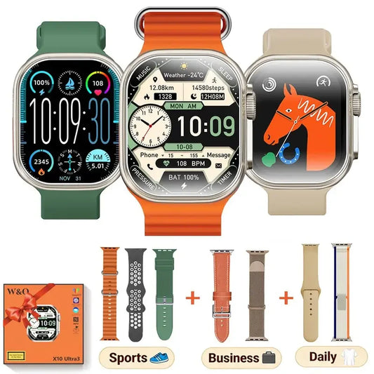 Smart Watch for Men Women, 2026 New Smartwatch(Answer/Make Call), IP67 Waterproof, 2.02"HD Fitness Watch wit 100+ Sport Modes, Fitness Tracker Watch with Calls/Messages/Notifications, with 7 Watch Bands