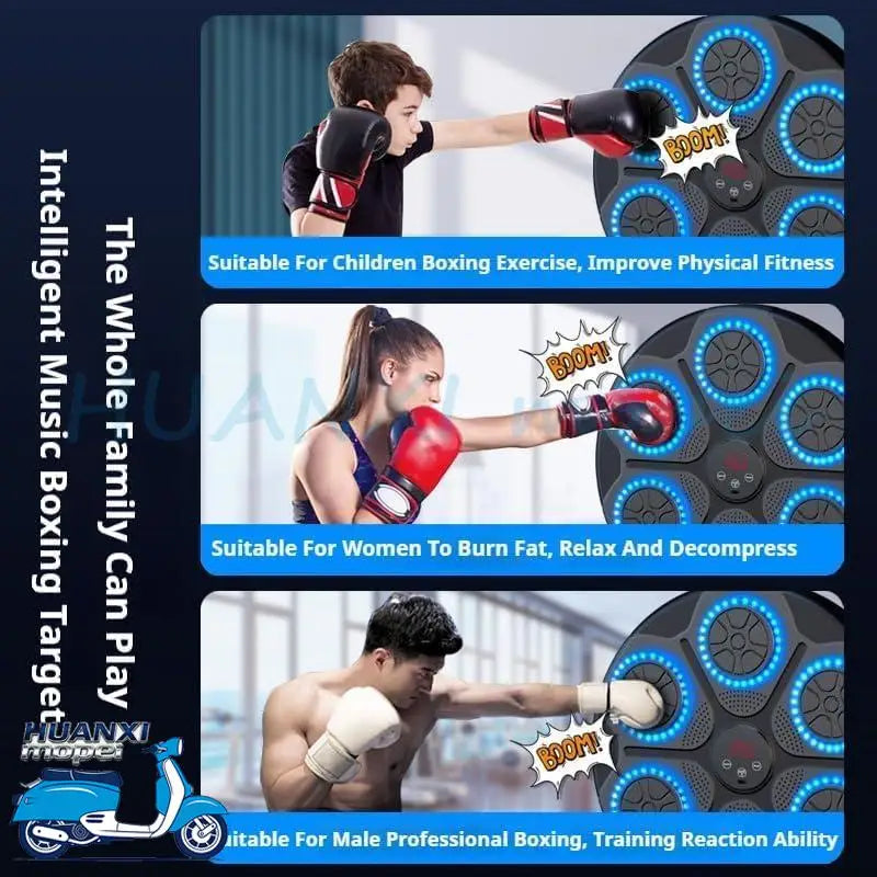 Smart Music Boxing Machine With LED Display And Bluetooth
