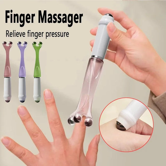 Handheld Dual End Finger Joint Acupoint Massager Tool