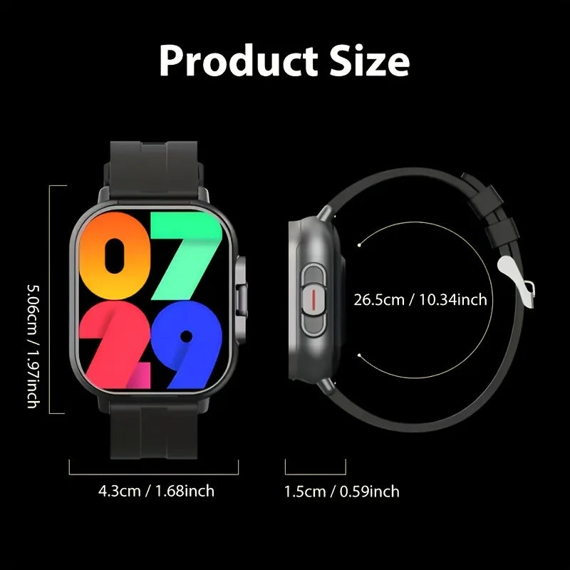 2026 Latest Smartwatch, Unisex. Wireless Calling/Texting/Multiple Sports Modes/Remote Camera Control/Fitness Tracker,
