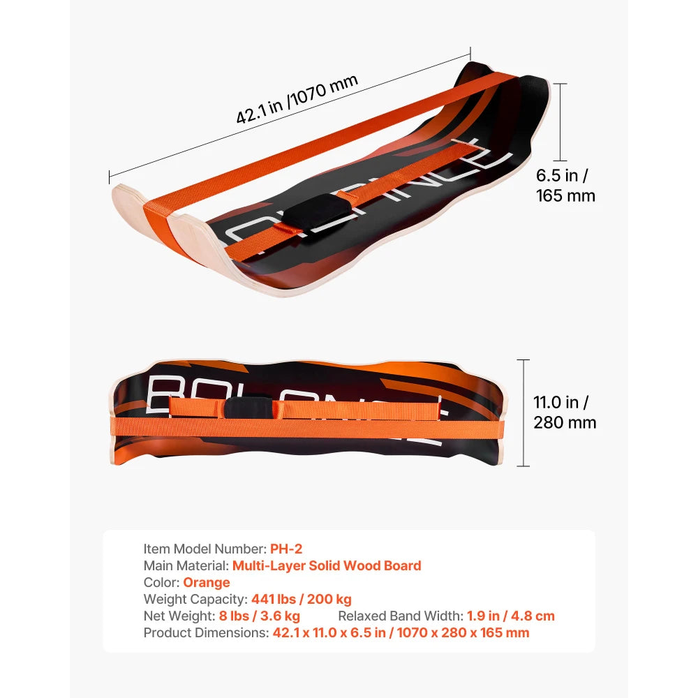 Wooden Wobble Balance Board for Core Training and Desk Exercise