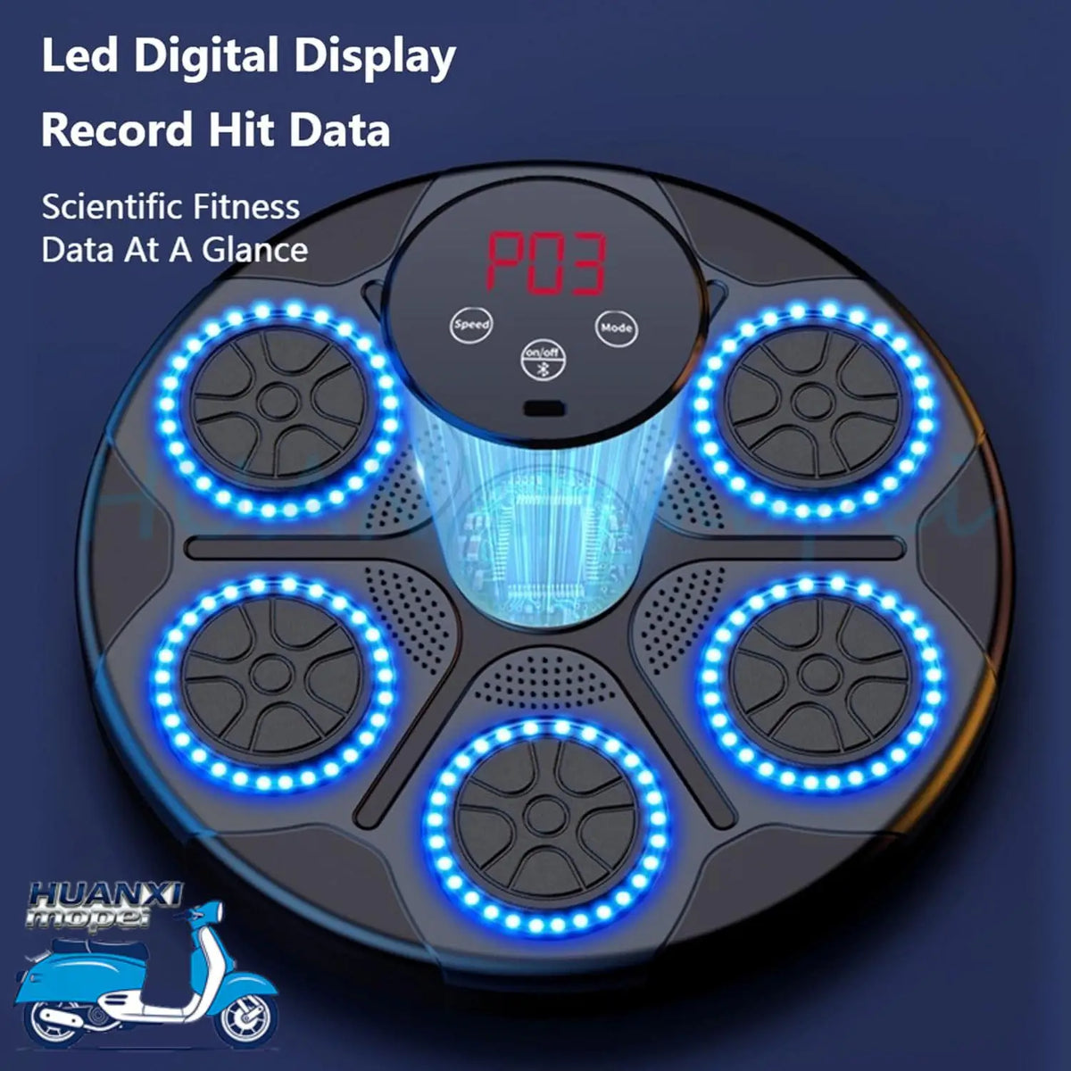 Smart Music Boxing Machine With LED Display And Bluetooth