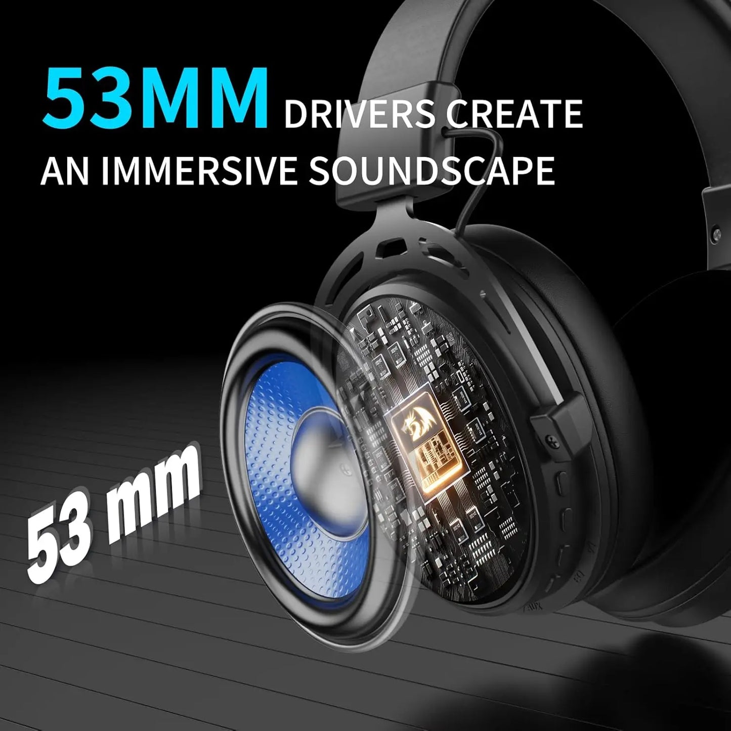 Redragon H375 Wired Gaming Headset 7.1 Surround Sound