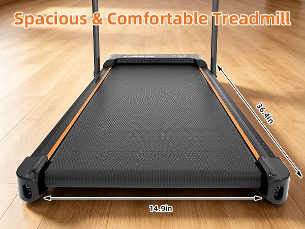 Foldable Electric Home Treadmill With Adjustable Incline For Walking Running