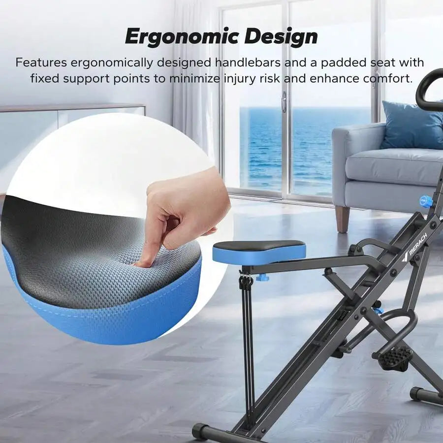 Upgraded Squat Row Trainer With Adjustable Resistance And Tablet Stand