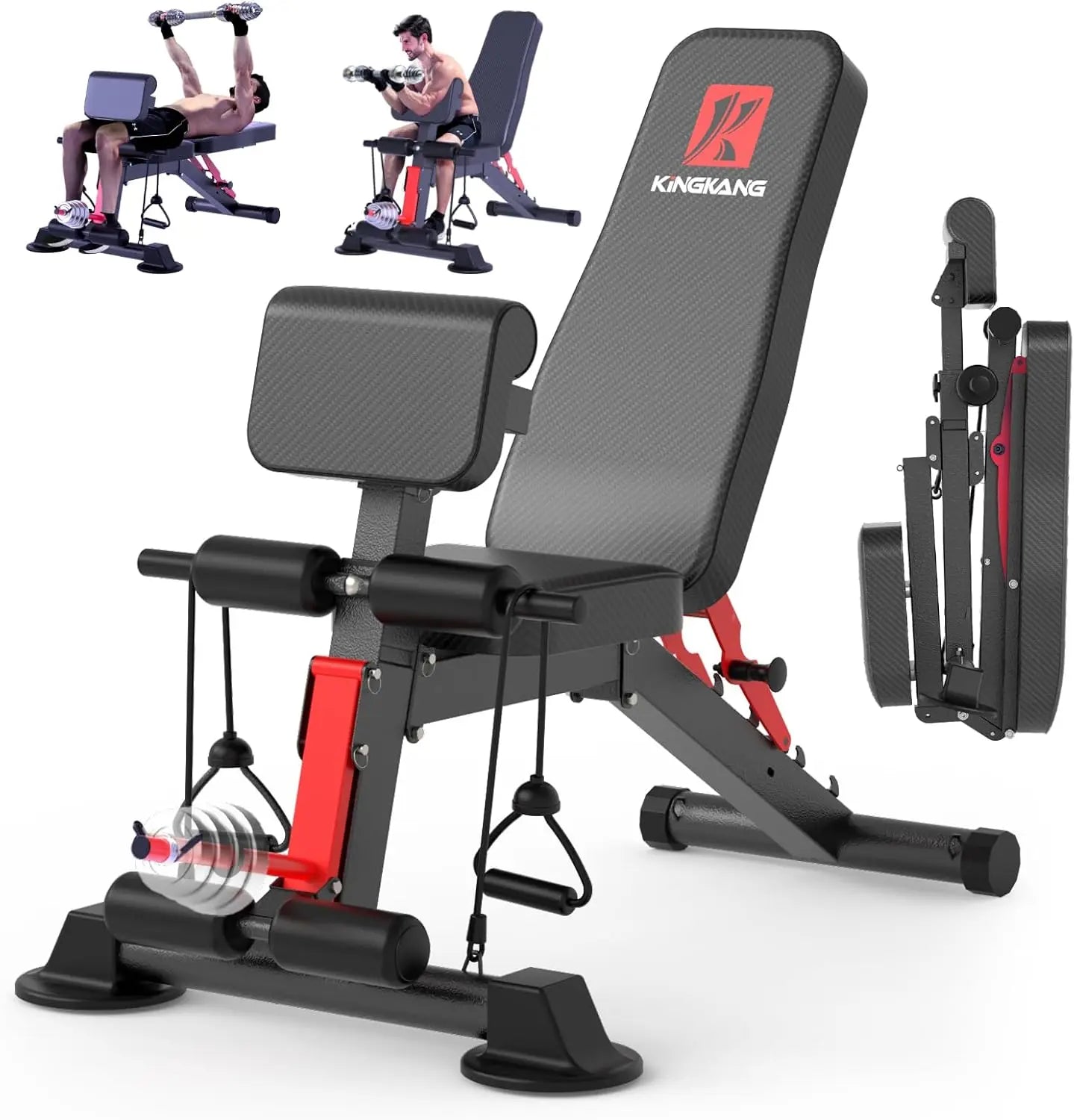 14-in-1 Foldable Dumbbell Bench Weight