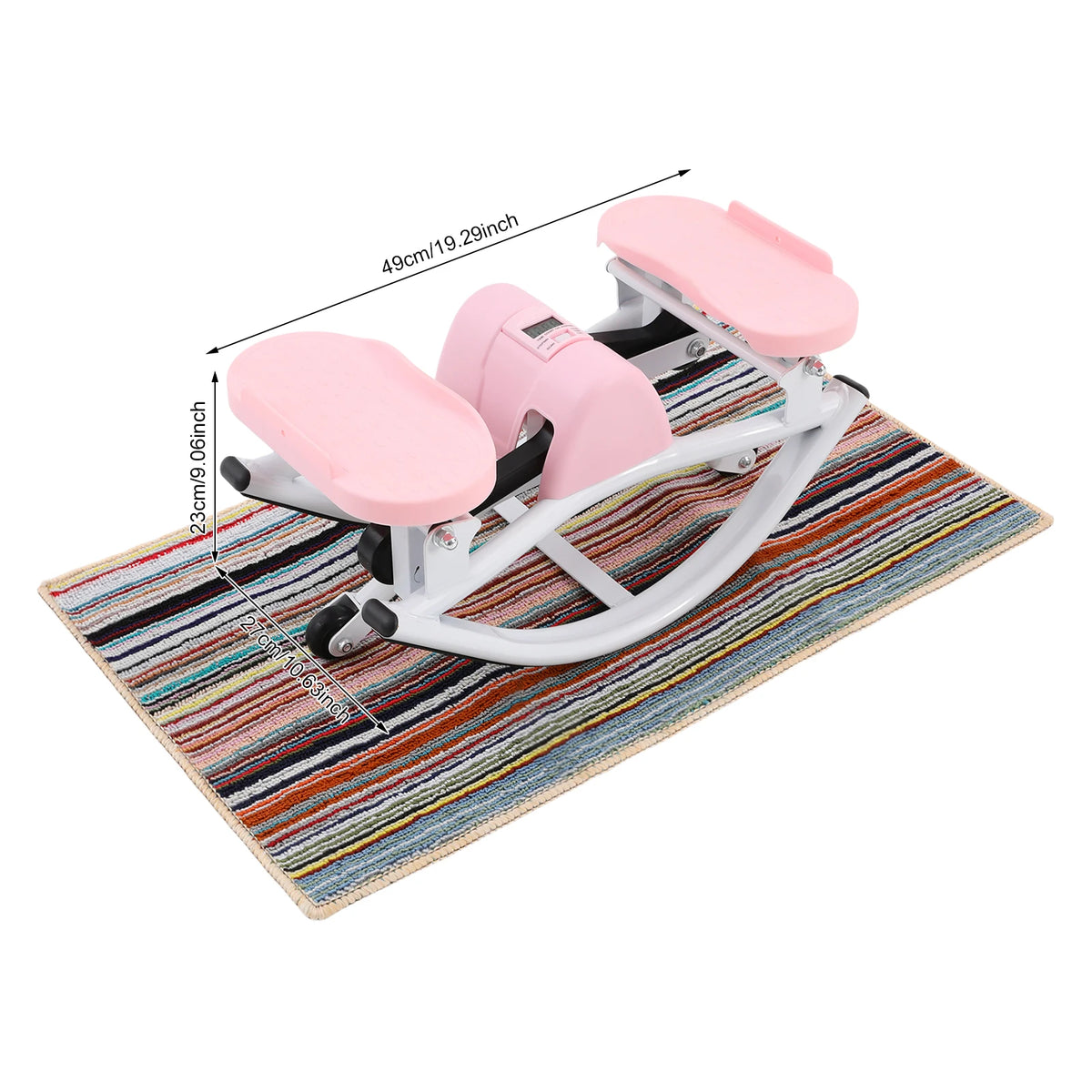 Side To Side Rocking Stepper for Low Impact Home Fitness