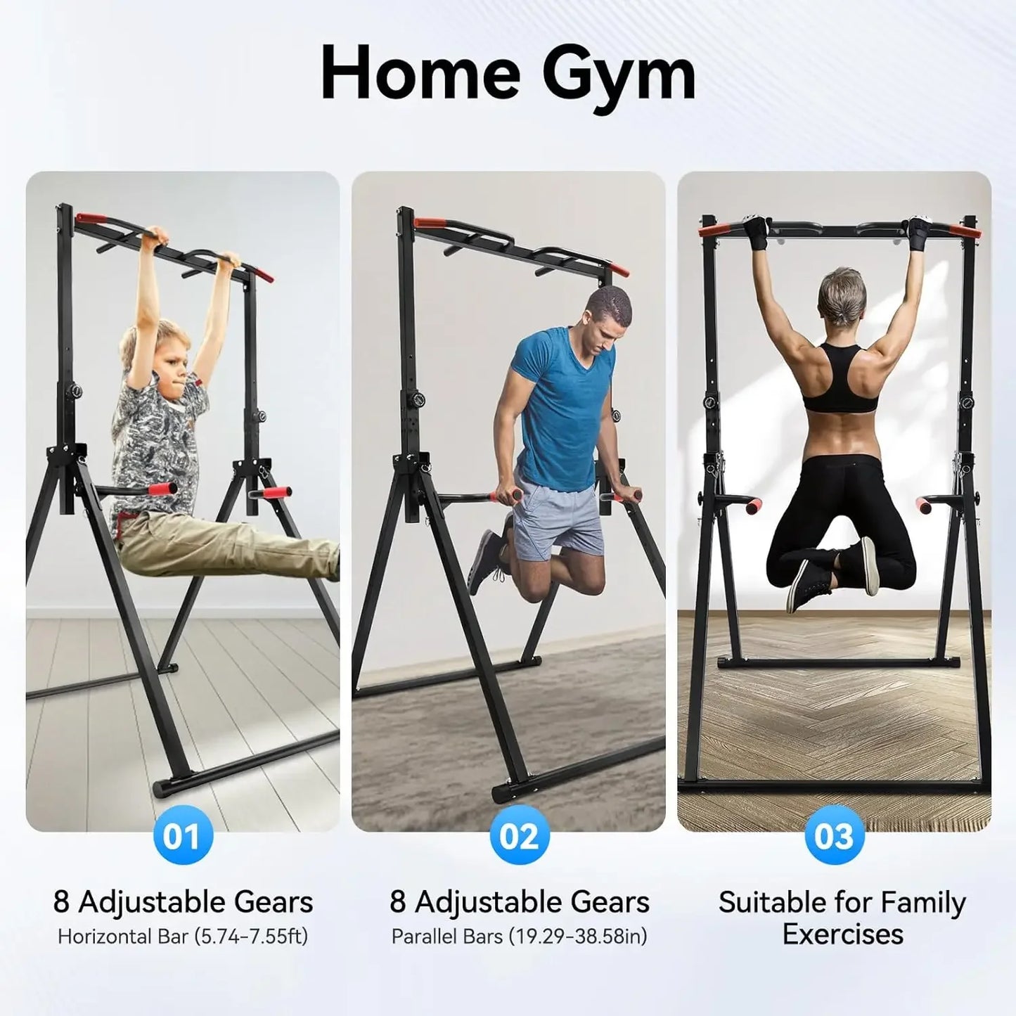 Adjustable Power Tower Home Gym for strength training